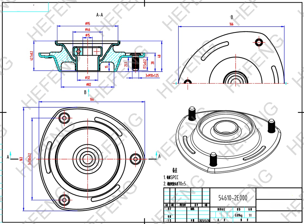 54610-26000 54610-3A100 54610-3A200